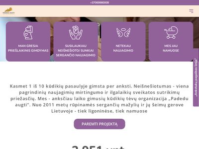 Apie mus – Padedu Augti	  padeduaugti.lt