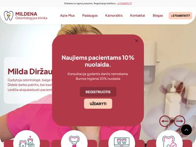 Odontologijos klinika Klaipėdoje – Mildena