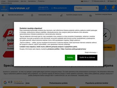 Suvirinimo įranga, medžiagos ir priedai – suvirink.lt