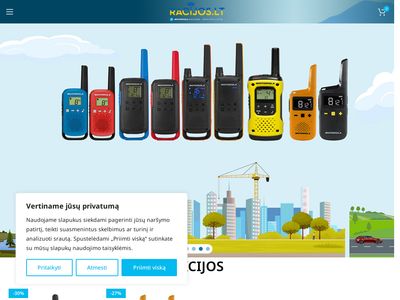Racijos internetu | Profesionalių racijų parduotuv