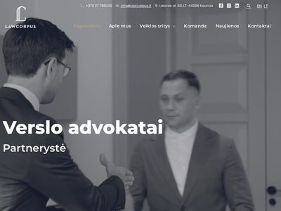 Verslo advokatų kontora  lawcorpus.lt