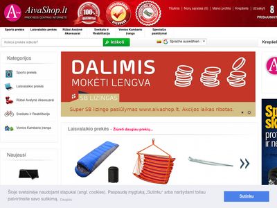 Internetinės parduotuvės – AivaShop.lt  www.aivashop.lt