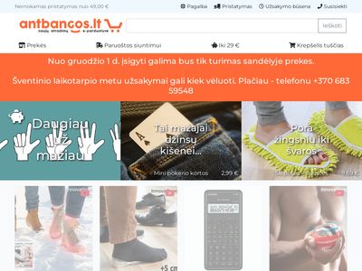 AntBangos.lt – malonios smulkmenos ir dovanos internetu