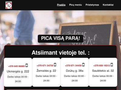 Chief Pizza – Geriausia picerija visame Vilniuje.  www.chiefpizza.lt