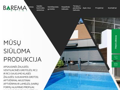 Žaliuzės namams | Baremarytai.lt  www.baremarytai.lt