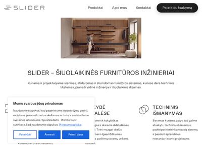 Slider.lt – Išskirtinė spinta už standartinę kain