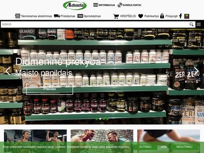 Maisto Papildai Sportui | adiada.lt  www.adiada.lt