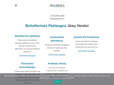 Advisera UAB – Buhalterinės apskaitos paslaugos