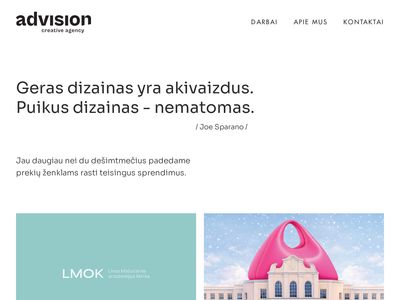 Advision – Kūrybinė agentūra iš žmonių  www.advision.lt