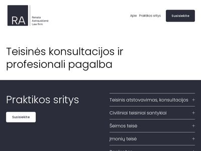 Advokatas Klaipėdoje – Advokatė Renata Astrauskien