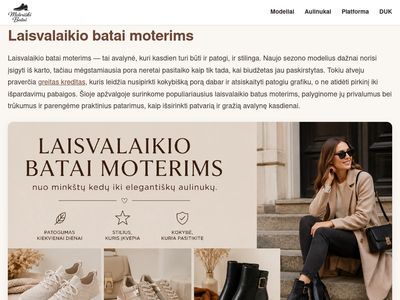 Batai | Moteriški batai internetu – www.aistrabatams.lt