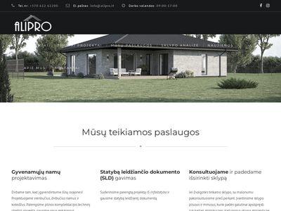 AliPro Architektų Paslaugos Vilniuje su Konsultacija