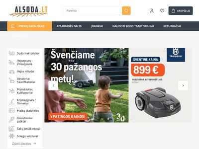 Sodo, miško, technika, dalys i n t e r n e t u  www.alsoda.lt
