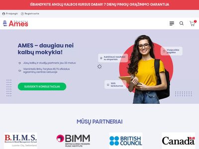 Užsienio kalbų mokymo centras, kalbų kursai – AMES