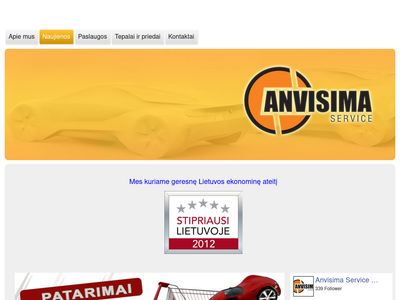 Naujienos  www.anvisima.lt