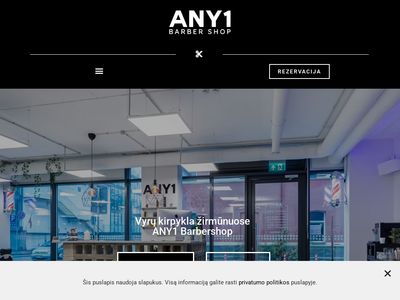 ANY1 Barbershop – vyrų kirpykla žirmūnuose – Vilnius