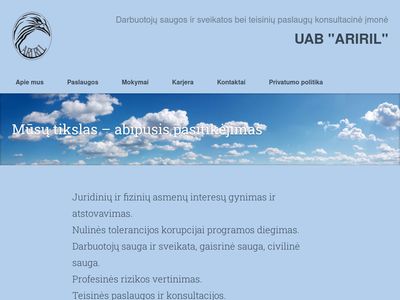 UAB Ariril | teisinės paslaugos, darbų sauga, mokymai, seminarai