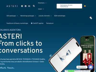 Skaitmeninė rinkodara verslui | Asteri  asteri.lt