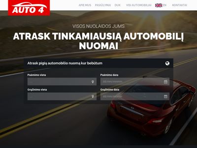 Auto Nuoma Kaune ir Lietuvoje  auto4.lt