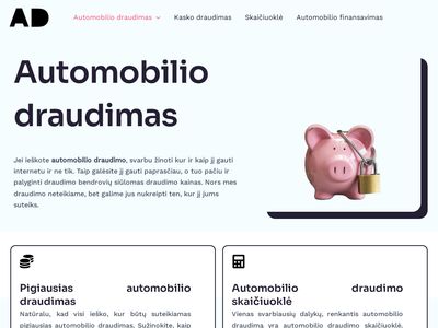 Automobilio draudimas  automobiliodraudimas.lt