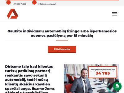 Automobilių lizingas ir išperkamoji automobilių nuoma –