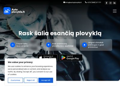 Autoplovykla – Didžiausias auto plovyklų tinklas Lietuvoje