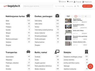 Skelbimai: Begalybe.lt – nemokamų skelbimų portalas Lietuvoje