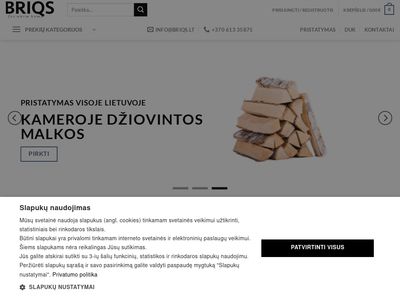 Biokuras | Medžio pjuvenų granulės, briketai, malkos | Briqs.LT