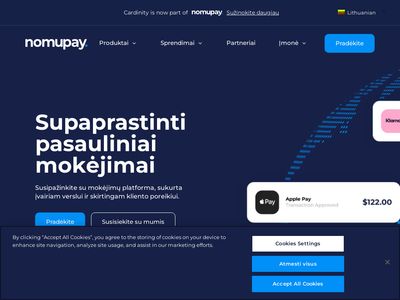 Virtualus mokėjimo kortelių skaitytuvas | cardinity