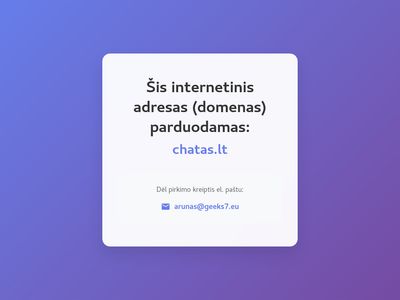www.chatas.lt  Pagrindinis diskusijų puslapis