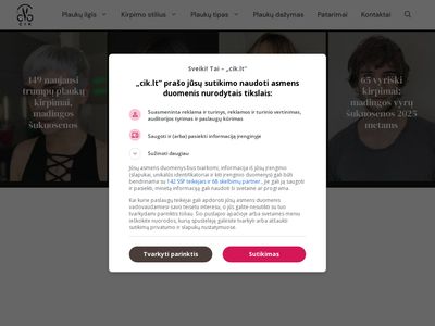 Naujausi kirpimai ir šukuosenų idėjos – cik.lt  cik.lt