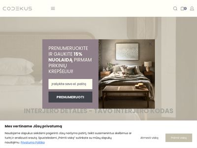 Interjero detalės – kodas jūsų namų stiliui | CODEKUS