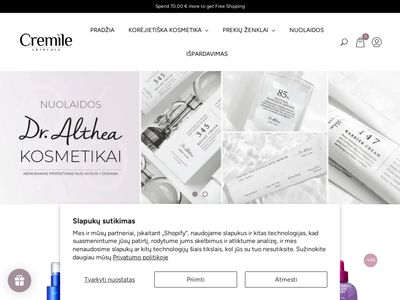 Cremile.lt | Korėjietiška kosmetika  cremile.lt