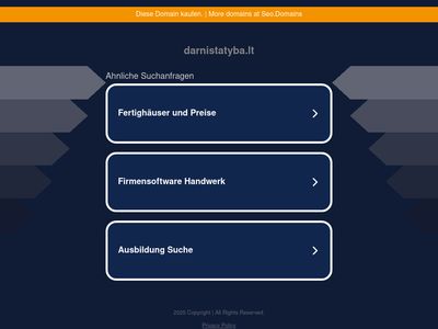 Darni Statyba – B2B statybos media platforma  www.darnistatyba.lt