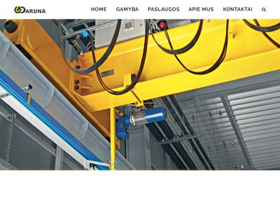 DARŪNA – Kėlimo įranga, servisas  www.daruna.lt