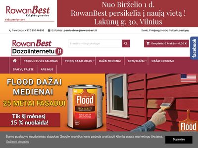 Dažų parduotuvė Vilniuje | RowanBEST  dazaiinternetu.lt