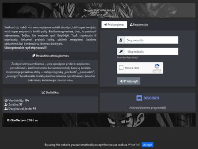 Dragon Ball After Future | Naršyklinis drakonų kovų žaidimas