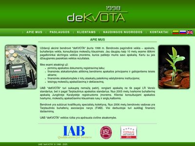 UAB "deKVOTA" – apskaita, buhalterijos veikla, konsultacijos