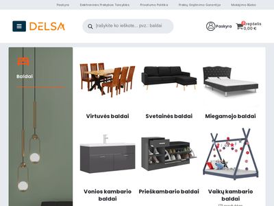 Baldai, Sodo prekės | Delsa.lt  delsa.lt