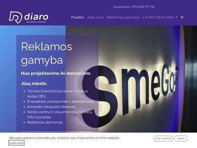 Reklamos gamyba ir kūryba. Diaro.lt  www.diaro.lt