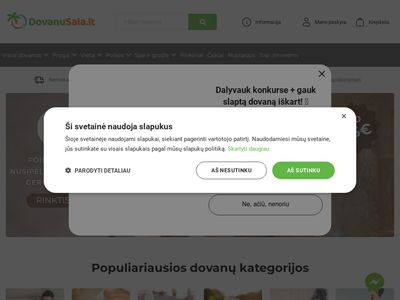 DovanuSala.lt – Dovanos internetu gera kaina  www.dovanusala.lt