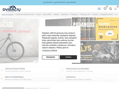 DviraciuPasaulis.lt – Profesionalūs Dviračiai ir Priedai Visai Š