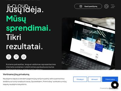 Interneto svetainių kūrimas | Elektroninės parduotuvės
