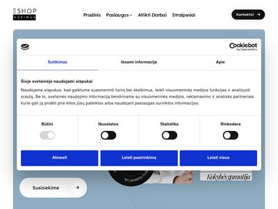 Internetinių parduotuvių kūrimas  e-shopkurimas.lt