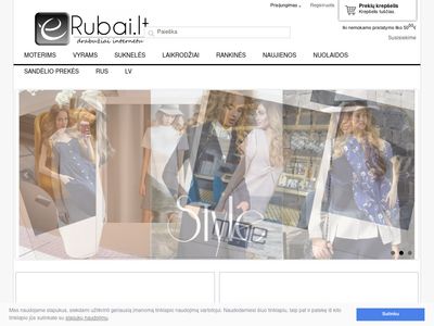 eRubai.lt – Madingi drabužiai internetu  www.eRubai.lt