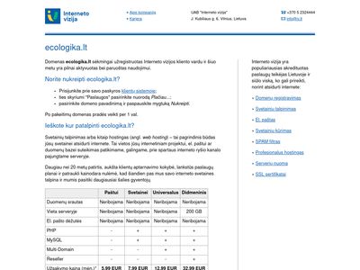 www.ecologika.lt