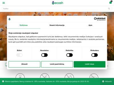 Kokybiški Maisto Papildai Internetu | ECOSH  ecosh.lt