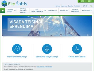 Eko šaltis  www.ekosaltis.lt