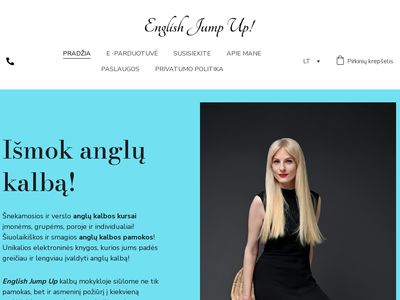 Anglų kalbos kursai internetu | English Jump Up  englishjumpup.com