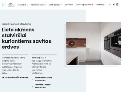 Lieto akmens stalviršiai | Eramoderna  eramoderna.lt